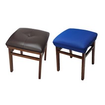 27 대우유통 화장대의자 원목 사각 화장대의자커버 자체제작, 시트커버 매쉬 핑크