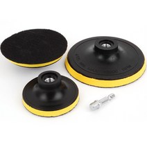 원형 샌딩 패드 모음 벨크로 그라인더 전동드릴 페파, 원형 샌딩 패드 3인치