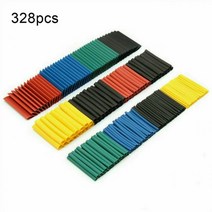 328pcs 구색 전자 랩 와이어 케이블 절연 폴리올레핀 열 수축 튜브 비율 Dropshipping 판매, 01 328PCS