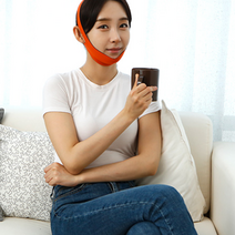 사각턱 브이라인밴드 얼굴리프팅밴드 얼굴땡기미 안면비대칭, 블루