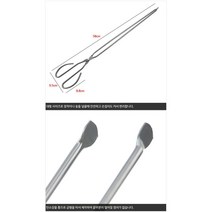 58cm 롱 숯집게 장작집게 대형사이즈 탄소강소재 바베큐집게 캠핑집게