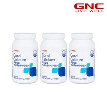 다중구성_[GNC] 코랄칼슘 마그네슘 & 비타민 D (180정) 3개월분x3병, 단품, 단품