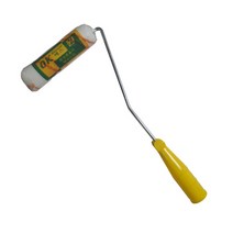 페인트마트 페인트 미니롤러 OK로라 해성산업 100mm 유성롤러 방문창문가구용 롤러, 1개