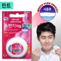 네오 치실(왁스향/민트향)일반형치실 스펀지치실 가는치실 3종, 민트향