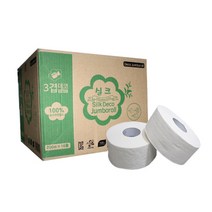 1겹 점보롤티슈 450m-16롤/천연펄프/무형광 대용량 업소용점보롤, 3점보롤 실크데코200M ×16롤, 16개, 16개