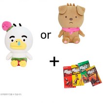 귀여운 카카오프렌즈 인형+빼빼로 세트 기념일 여자친구 선물 포장, 러브베어30cm+빼빼로