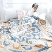 1인쇼파 원룸쇼파 조약돌 보헤미안 던지기 담요 100% 코튼 거즈 소파 타올 싱글 에어컨 퀼트 시트 더블 캐주얼 북유럽 침대 커버, [01] 150x200cm, [02] 2