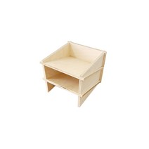 스토니처 듀얼 컴퓨터 모니터 받침대 서랍 수납 원목 와이드 선반, 서랍K(B타입)