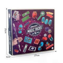 마술 도구 매직 트릭 키트 키즈 참신 재미 있은 주니어 매직 농담 참신 매직 소품 diy 세트 교육 기술 완구 를위한 소년 선물, 2