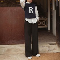 (MADE)푸딩 와이드 밴딩 기모슬랙스(S~XL사이즈)