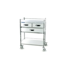 티렉스 다용도 병원 카트 드레싱카 스텐 주방 SUS304, 회진용 카트, TCY-4241