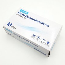 명진 블루 니트릴 다용도장갑 소/중/대 100매, 소(S), 100매입, 1개