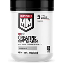머슬밀크 크레아틴 모노 고함량 미국 파우더 500g Muscle Milk, 상품, 1개