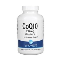 레이크에비뉴 코큐텐 CoQ10 100mg 베지 캡슐 360정, 360개입, 1개