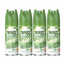 유한양행 해피홈 아웃도어 에어로솔(150ml) 4개, 없음