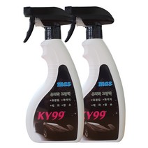 물없이 세차 광택 KY99 500ml, 2개