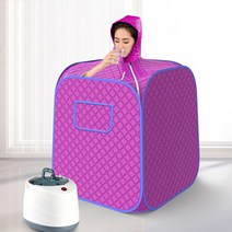 가정용 훈증 반신욕 가족사우나룸 이동식 사우나텐트, 그레이