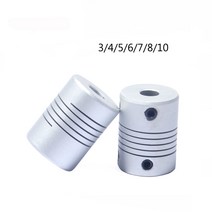 4pcs CNC D19L25 모터 턱 샤프트 커플러 3mm 10mm 유연한 커플 링 OD 19x25mm 도매 Dropshipping 3/4/5/6/7/8/10mm|축 커플링|, 단일, 1개, 5 x 7