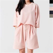 오노마 오노마 ONM 56_SET 여자엠보7부반팔반바지세트 (7733854)