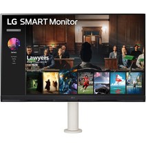 32인치모니터 32인치 qhd 4k 모니터 LG 스마트 모니터 (32SQ780S) - 32인치 4K UHD(3840x2160) 디스플레이, 한개옵션0