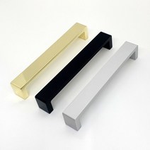 체어맨 손잡이 블랙 실버 골드 -가구 서랍 2구 교체, 160P 골드