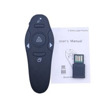 교사용 2.4GHz 무선 USB 파워포인트 프리젠 테이션 원격 제어 페이지 PPT 플립 펜 포인터 리모콘 레드 라이트 RF