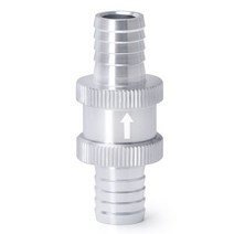 6 크기 4 MM6 MM8 MM10 MM12 MM16 MM 비 반환 편도 연료 체크 밸브 알루미늄 합금 가솔린 디젤, 14MM SILVER, 14MM SILVER