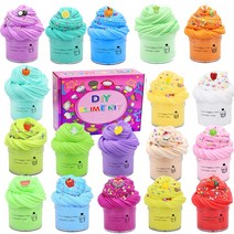 (로컬 배송) 수제 슬라임 15종 랜덤박스 세트 DIY 액체괴물, 900ML