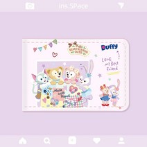 캐릭터카드지갑 스타더로 운전면허증 가죽 큐트 애니메이션 자동차 주행 증서 본 보호케이스 카드지갑파우치 2630719291, 라이트 보라색 운전 증거서류 발레 일