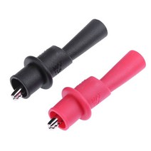 전기 테스터기 ANENG DT830B 디지털 멀티 미터 핸드 헬드 AC/DC 750/1000V 전압계 전류계 옴 테스터 전문 도구, 02 1 Pairs Test Clips