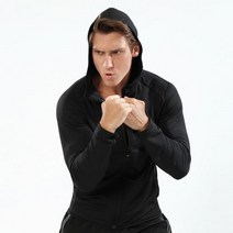 남성패딩점퍼 남자겨울패딩 Fall Winter Sports Clothing Men Sweatshirts Jacket Mens Zipper Hooded Fitness Clothes
