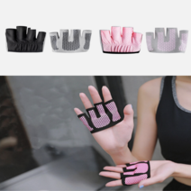 요가 장갑 글러브 필라테스 플라잉요가 폴댄스 클라이밍 장갑, 파랑+검정