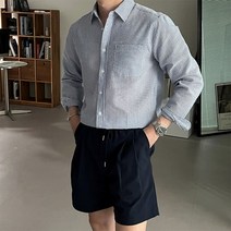 치트키 / 남자 티르 6컬러 시어서커 셔츠
