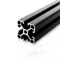 2020 2040 3030 2080 알루미늄 프로파일 100 200 300 350 400 450 500 550 600 mm 선형 레일 압출 CNC 3D 프린터 부품, T-4040 black