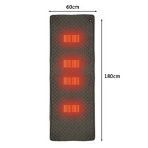 캠핑 온수 매트 전기장판 차박 거실다기능 USB 충전 난방 패드 5V 내한성 3 단계 온도 야외 캠핑 요, 07 Khaki 1 interface