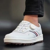 아놀드파마 남성 골프화 스파이크리스 국산 소가죽 보아 골프화 라운딩 연습용 실내 스크린 겸용 발편한 수제 메쉬 스니커즈 남자 다이얼 운동화 추천