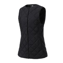 애플라인드 여성 에코 경량 구스 패딩 조끼 PJWW0DVT01 BLACK