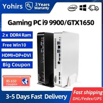 인텔 코어 i9 9900 i7 8700 i5 8400 NVIDIA GTX 1650 4G 1 x RJ45 Lan 2 HD2.0 DP DDR4-2666 NVME 4K 디스플레이 머 컴, [02] I3 8100 GTX1650, [02] JP, [01] Barebone Mini Pc