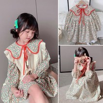 아기옷장 가을신상 Q16.웨이브꽃원피스