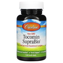 칼슨랩 토코민 수푸라바이오 120소프트젤 Carlson Labs Tocomin SupraBio