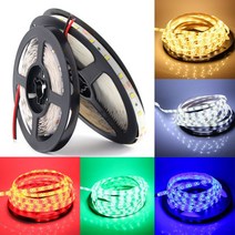 방송조명 유튜브 방송용 링라이트 촬영 조명 장비 제품 LED 스트립 빛 12V 5M 300 SMD 3528 다이오드 테이프 RGB 슈퍼 밝은 리본 유연한 694EA 8, green