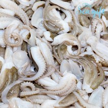 [씨기프트]냉동 절단주꾸미 3kg L 벌크 손질 쭈꾸미 볶음, 3kg (500g x 6팩) L사이즈