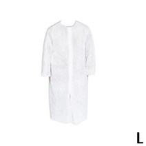 식료품 공장 견학용 일회용 방문자가운 L 50매 조리위생복 위생가운, 1개