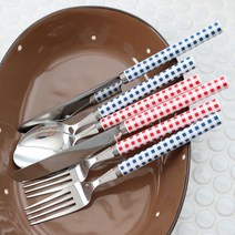 (일본) 타카쿠와 체크메이트 디너 커트러리 (2color), 레드, 나이프