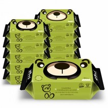 대용량 엠보싱 무향 아기 물티슈 리필 6팩 캡형 6팩 도톰한물티슈 베이직 60g