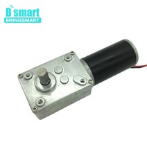 Bringmart-70kg.cm 토크 DC 웜 기어드 모터 12V 24V 미니 기어 박스 DIY 커튼 기계용 자동 잠금 엔진 반전, 14 24V 40rpm_05 Package five