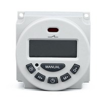 새로운 AC12V/24V/110V/220V LCD 전원 디지털 시간 스위치 프로그래밍 가능 릴레이 자동 타이머 제품, 02 24V