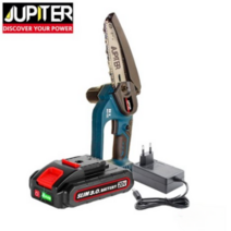 주피터 6인치 미니 충전 체인톱 (SLIM 3.0Ah-1EA)+공구가방 중형 (레드) 세트 JMC20V-150P 원예 벌목작업