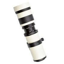 420-800Mm 망원 줌 렌즈 수동 SLR 카메라 렌즈 부품 액세서리 니콘호환 D7500 D7200 D7100 D750, 1.White