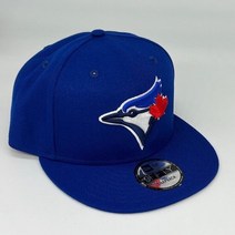 New Era 토론토 블루제이스 950 조절 가능한 블루 스냅백 뉴에라 캡 - NWT